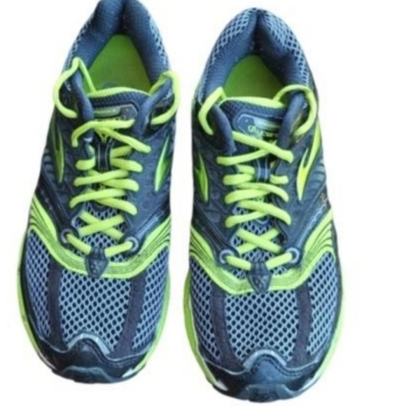 Brooks Glycerin 9 Athletic Run Walk Jog Tennis Shoe Sneaker Green Gray Women 10 - Picture 6 of 12